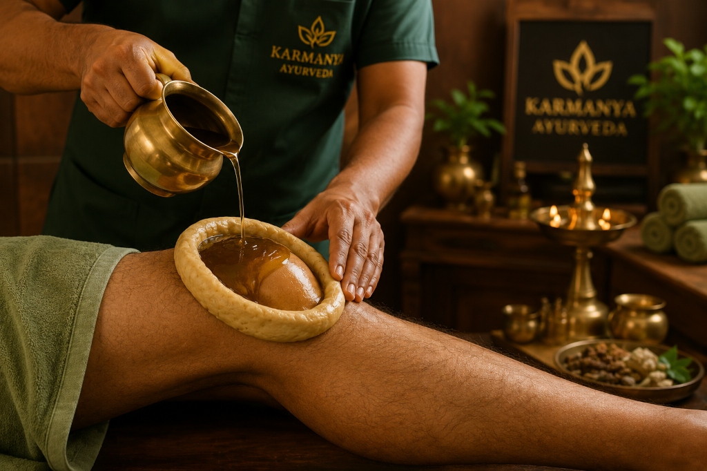 Janu Basti Therapy